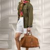 Bolsos de viaje Ralph Lauren Welington de ante de becerro para hombre en color caqui Bolsos de viaje Ralph Lauren Welington de ante de becerro para hombre en color caqui
