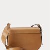 Bolsos Saddle de piel de becerro Ralph Lauren Polo ID para mujer en color tostado