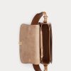 Bolsos Saddle de piel de becerro Ralph Lauren Polo ID para mujer en color tostado