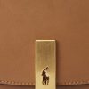 Bolsos Saddle de piel de becerro Ralph Lauren Polo ID para mujer en color tostado
