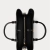 Bolsos satchel grandes Marcy de cuero Ralph Lauren para mujer en negro Bolsos satchel grandes Marcy de cuero Ralph Lauren para mujer en negro