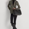 Bolsos satchel grandes Marcy de cuero Ralph Lauren para mujer en negro Bolsos satchel grandes Marcy de cuero Ralph Lauren para mujer en negro