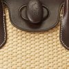 Bolsos satchel medianos Bellport de Ralph Lauren para mujer en cuero y paja natural Bolsos satchel medianos Bellport de Ralph Lauren para mujer en cuero y paja natural