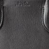 Bolsos satchel mini Sloane de cuero negro para mujer de Ralph Lauren Bolsos satchel mini Sloane de cuero negro para mujer de Ralph Lauren
