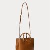 Bolsos satchel pequeños Marcy de cuero Ralph Lauren para mujer de Lauren Tan Bolsos satchel pequeños Marcy de cuero Ralph Lauren para mujer de Lauren Tan