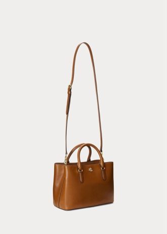 Bolsos satchel pequeños Marcy de cuero Ralph Lauren para mujer de Lauren Tan