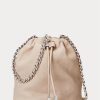 Bolsos tipo cubo Emmy medianos de piel lavada en rosa claro para mujer de Ralph Lauren Bolsos tipo cubo Emmy medianos de piel lavada en rosa claro para mujer de Ralph Lauren