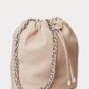 Bolsos tipo cubo Emmy medianos de piel lavada en rosa claro para mujer de Ralph Lauren Bolsos tipo cubo Emmy medianos de piel lavada en rosa claro para mujer de Ralph Lauren