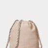 Bolsos tipo cubo Emmy medianos de piel lavada en rosa claro para mujer de Ralph Lauren Bolsos tipo cubo Emmy medianos de piel lavada en rosa claro para mujer de Ralph Lauren