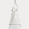 Bolsos tote grandes Devyn de lona con ojales de Ralph Lauren para mujer, color blanco/blanco Bolsos tote grandes Devyn de lona con ojales de Ralph Lauren para mujer, color blanco/blanco