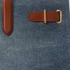Bolsos tote grandes Devyn de Ralph Lauren para mujer en denim con ribete de cuero y lavado índigo Sunset/Lauren Bolsos tote grandes Devyn de Ralph Lauren para mujer en denim con ribete de cuero y lavado índigo Sunset/Lauren