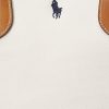 Bolsos tote medianos Bellport de lona reversible Ralph Lauren para mujer en color natural/azul marino Bolsos tote medianos Bellport de lona reversible Ralph Lauren para mujer en color natural/azul marino