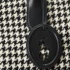 Bolsos tote medianos Bellport de Ralph Lauren con diseño de pata de gallo en blanco y negro para mujer