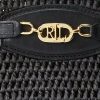 Bolsos tote pequeños Daphney de paja Ralph Lauren negros para mujer Bolsos tote pequeños Daphney de paja Ralph Lauren negros para mujer