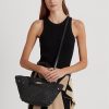 Bolsos tote pequeños Daphney de paja Ralph Lauren negros para mujer Bolsos tote pequeños Daphney de paja Ralph Lauren negros para mujer