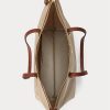 Bolsos tote pequeños de nailon Ralph Lauren para mujer Clay Bolsos tote pequeños de nailon Ralph Lauren para mujer Clay