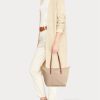 Bolsos tote pequeños de nailon Ralph Lauren para mujer Clay Bolsos tote pequeños de nailon Ralph Lauren para mujer Clay