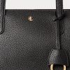 Bolsos tote pequeños de piel sintética Ralph Lauren para mujer, color negro