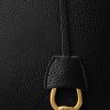 Bolsos tote pequeños de piel sintética Ralph Lauren para mujer, color negro