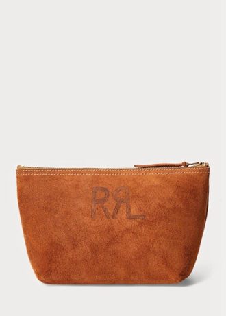 Bolsos tote Ralph Lauren de ante marrón para hombre