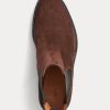 Botas Chelsea de ante con tacos de Ralph Lauren para mujer en color marrón Botas Chelsea de ante con tacos de Ralph Lauren para mujer en color marrón