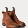 Botas Chelsea de ante marrón Ralph Lauren para hombre Botas Chelsea de ante marrón Ralph Lauren para hombre
