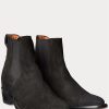 Botas Chelsea de ante Ralph Lauren Plainview negras para hombre Botas Chelsea de ante Ralph Lauren Plainview negras para hombre
