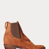 Botas Chelsea de ante Ralph Lauren Plainview para hombre, color marrón Botas Chelsea de ante Ralph Lauren Plainview para hombre, color marrón