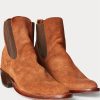 Botas Chelsea de ante Ralph Lauren Plainview para hombre, color marrón Botas Chelsea de ante Ralph Lauren Plainview para hombre, color marrón