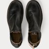 Botas Chelsea de piel bruñida a mano de Ralph Lauren para hombre, color negro Botas Chelsea de piel bruñida a mano de Ralph Lauren para hombre, color negro