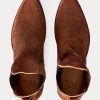 Botas Chelsea Plainview de ante marrón para mujer de Ralph Lauren Botas Chelsea Plainview de ante marrón para mujer de Ralph Lauren