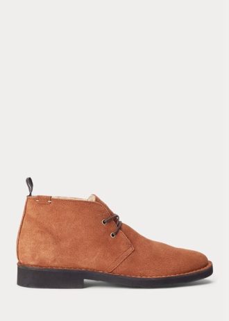 Botas chukka de ante marrón Ralph Lauren Talan para hombre