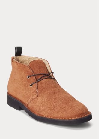 Botas chukka de ante marrón Ralph Lauren Talan para hombre