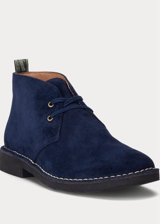Botas chukka de ante Ralph Lauren Talan para hombre en color azul marino