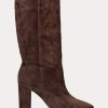 Botas de ante Artizan de Ralph Lauren para mujer en color chocolate Botas de ante Artizan de Ralph Lauren para mujer en color chocolate