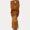 Botas de ante marrón Ralph Lauren Artizan para mujer