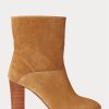 Botas de ante marrón Ralph Lauren Brindley para mujer Botas de ante marrón Ralph Lauren Brindley para mujer