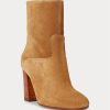 Botas de ante marrón Ralph Lauren Brindley para mujer Botas de ante marrón Ralph Lauren Brindley para mujer