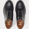 Botas de cuero Ralph Lauren negras para hombre Botas de cuero Ralph Lauren negras para hombre