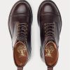 Botas de cuero Ralph Lauren para hombre de color marrón Botas de cuero Ralph Lauren para hombre de color marrón