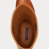 Botas de montar de piel de becerro marrones Ralph Lauren Sallen para mujer Botas de montar de piel de becerro marrones Ralph Lauren Sallen para mujer