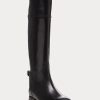 Botas de montar de piel de becerro negras Ralph Lauren Sallen para mujer Botas de montar de piel de becerro negras Ralph Lauren Sallen para mujer