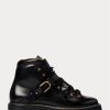 Botas negras Ralph Lauren Dimicia Welington Burnishedie para mujer Botas negras Ralph Lauren Dimicia Welington Burnishedie para mujer