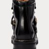 Botas negras Ralph Lauren Dimicia Welington Burnishedie para mujer Botas negras Ralph Lauren Dimicia Welington Burnishedie para mujer