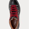 Botas negras Ralph Lauren Fidel de piel de becerro bruñida para hombre Botas negras Ralph Lauren Fidel de piel de becerro bruñida para hombre