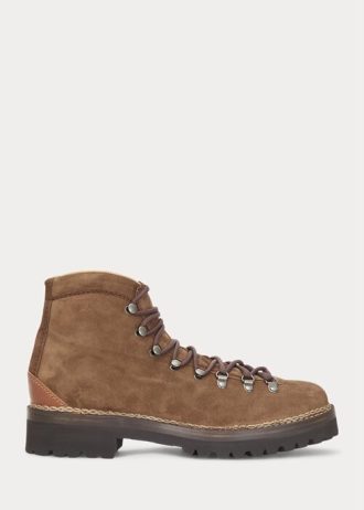 Botas Ralph Lauren Darrow de ante de becerro marrón para hombre