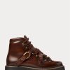 Botas Ralph Lauren Dimicia Welington pulidas a mano en marrón oscuro para mujer