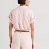 Camisas con mangas dolman de lino Ralph Lauren de mujer rosa Camisas con mangas dolman de lino Ralph Lauren de mujer rosa