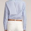 Camisas de algodón a rayas Adrien de Ralph Lauren para mujer en azul Camisas de algodón a rayas Adrien de Ralph Lauren para mujer en azul