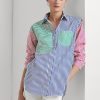 Camisas de algodón a rayas multicolor de Ralph Lauren para mujer Camisas de algodón a rayas multicolor de Ralph Lauren para mujer